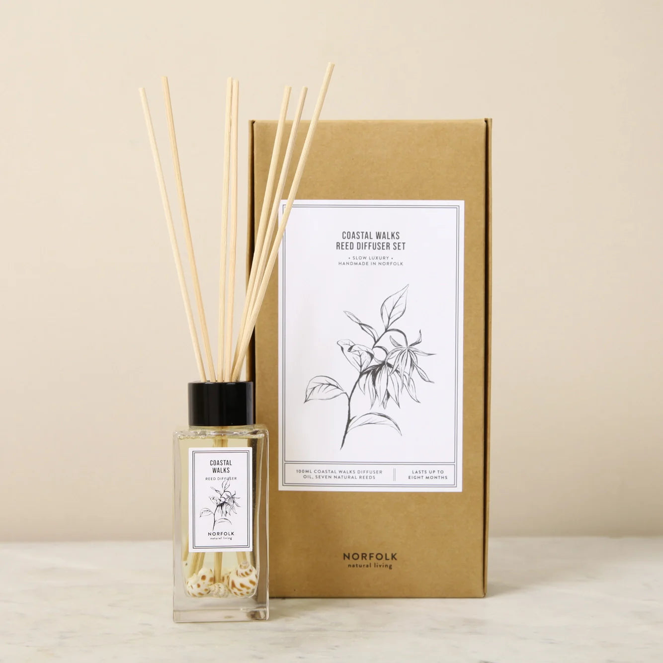 Coastal Walks Reed Diffuser Set
